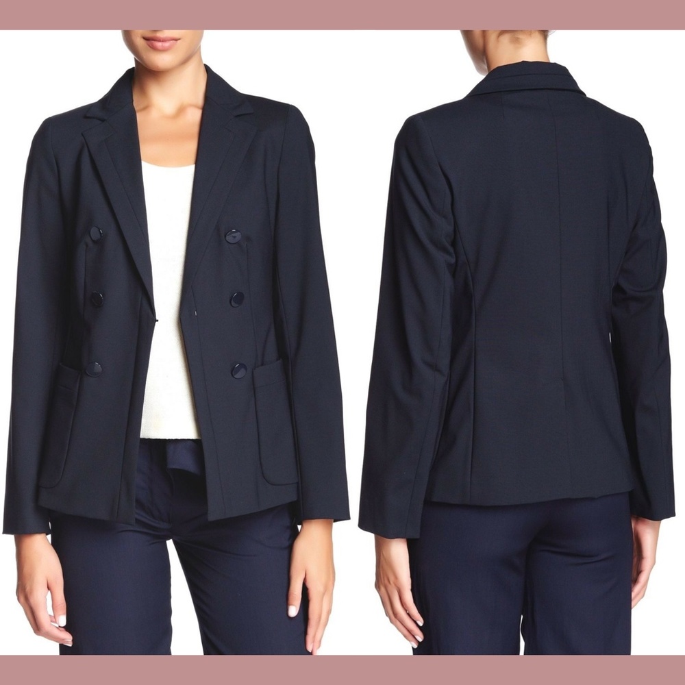 NWT‎ Weekend Max Mara [10 US ] Anfora Wool Blend Blazer in Ultramarine